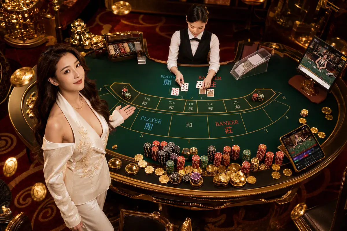 mkt4 Casino meja live dealer baccarat